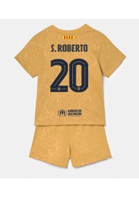 Barcelona Sergi Roberto #20 Babyklær Borte Fotballdrakt til barn 2022-23 Korte ermer (+ Korte bukser)